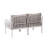5 Piece Patio Conversation Sets, Modern Outdoor Patio Sectional Furniture Set With Square Coffee Table, Waterproof Thick Cushion Deep Seating For Porch, Balcony-572212009-572212007