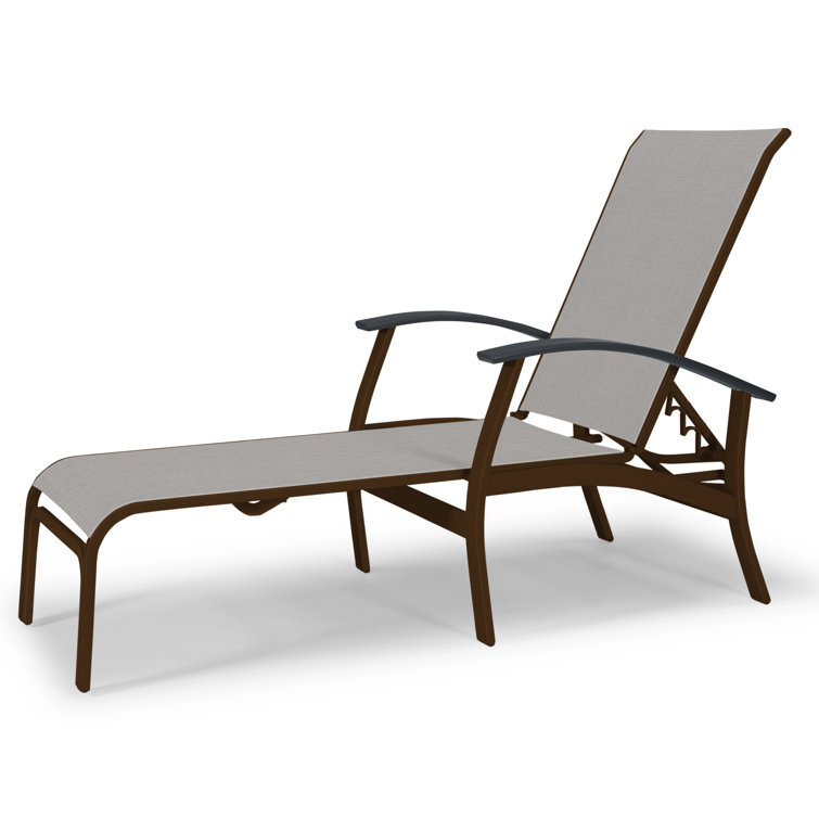 Askar Outdoor Rust-Resistant Metal Chaise Lounge
