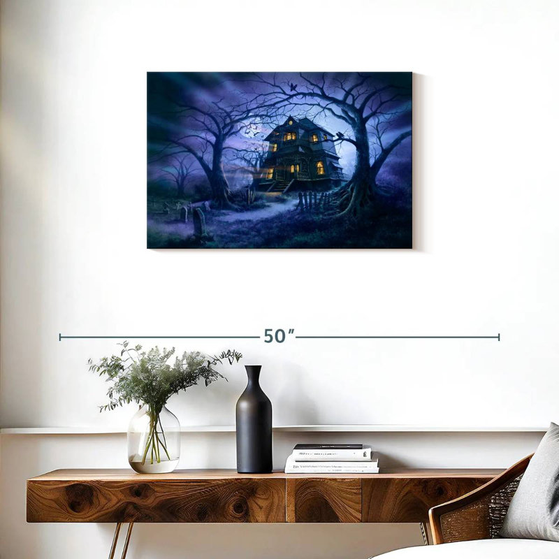 Kelan Haunted House II, 20" H x 30" W