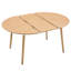 Tables de salle à manger extensibles en MDF (table seulement, sans chaises, avec plateau et pieds)