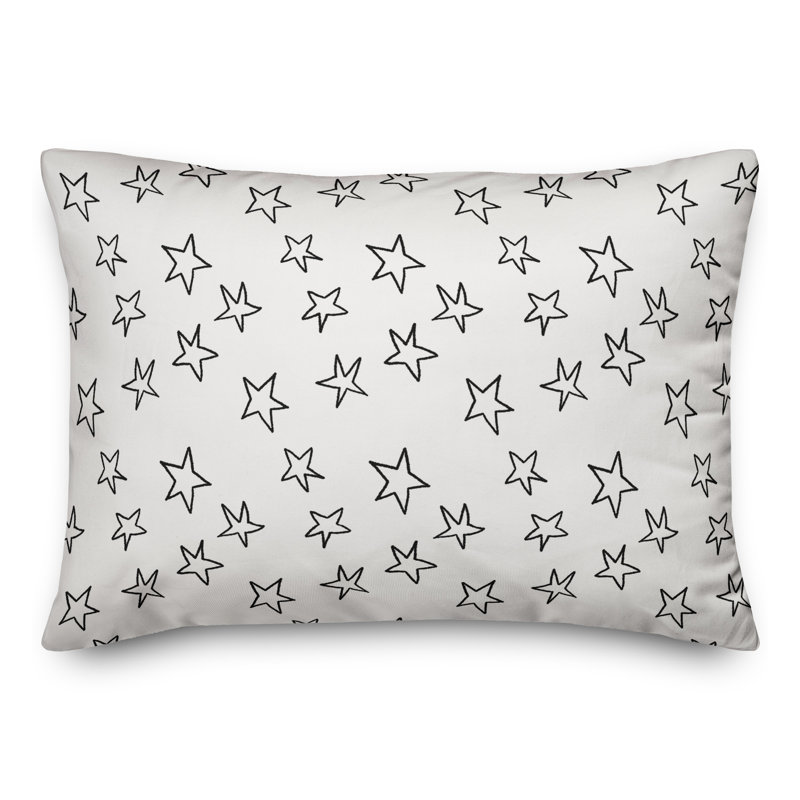 Simple Star Pattern Throw Pillow