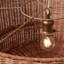 Cocktail Two-Tier Wicker Pendant