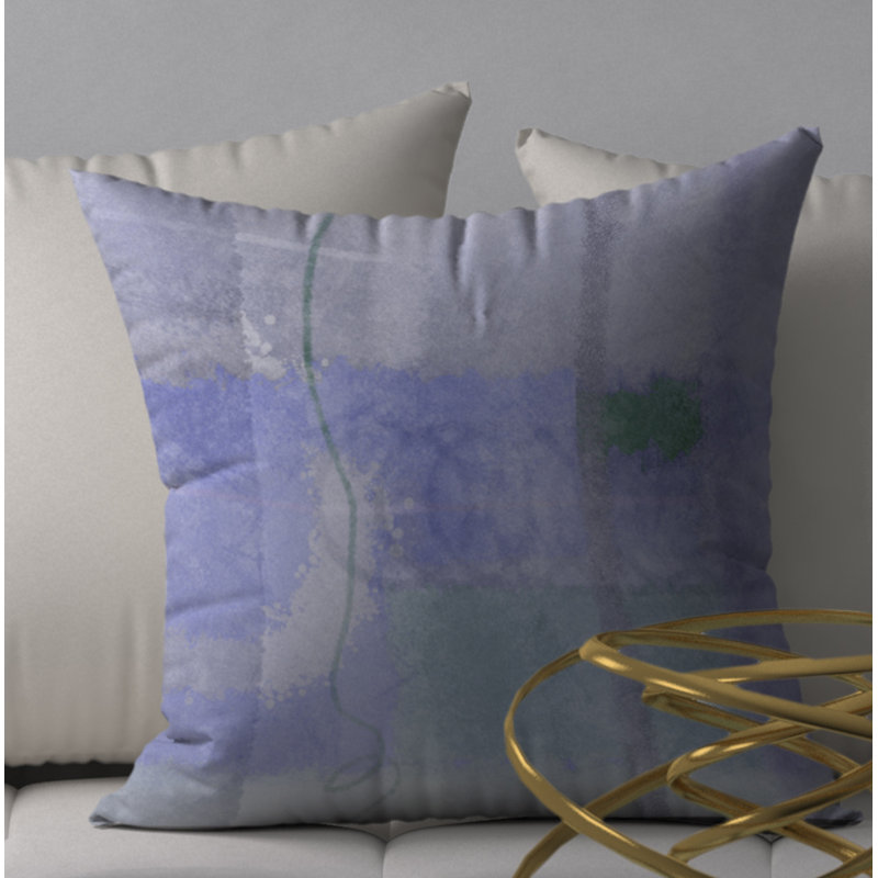 Housse de coussin décorative carrée fraîcheur Forever, 18 po x 18 po