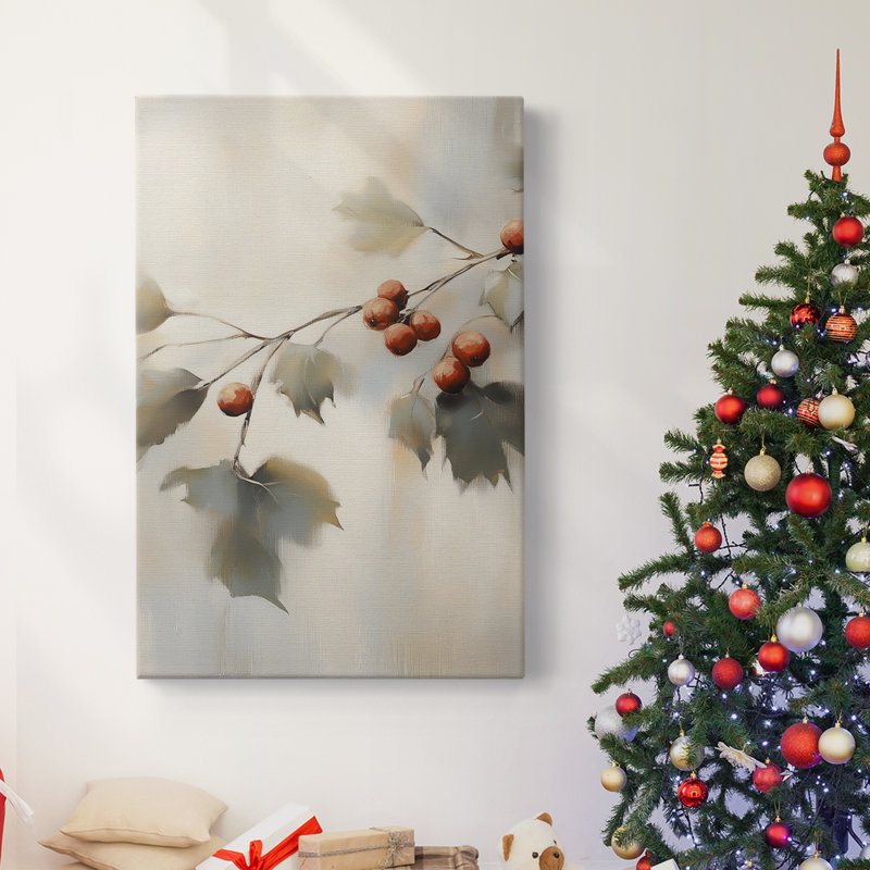 Art des Fêtes de Noël - Toile tendue avec châssis - Série 2-CCXCIX, H 48 po x l 32 po
