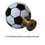 Faîteau lampe boule de football