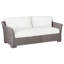 Club 89" Wide Outdoor Wicker Loveseat with Cushions-30564831-70236898-70236914