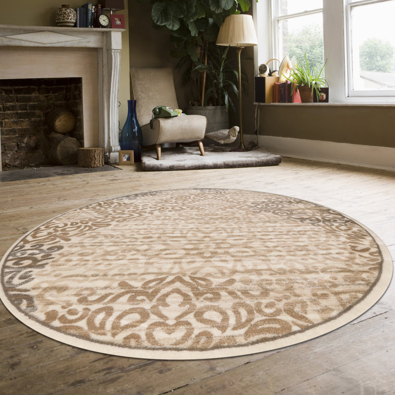 Camouflage Indoor Rug, Round 7'10"