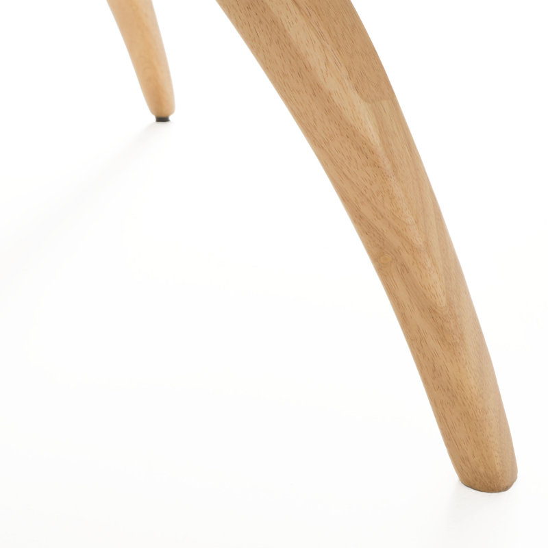 Blakeslee Solid Wood Base Dining Table, Natural Oak
