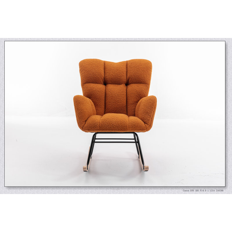 Chaise berçante à bascule Teddy, Caramel