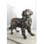 Décoration pour chien debout en aluminium fabriqué à la main Golden Retriever 23 po x 12 po x H 21 po