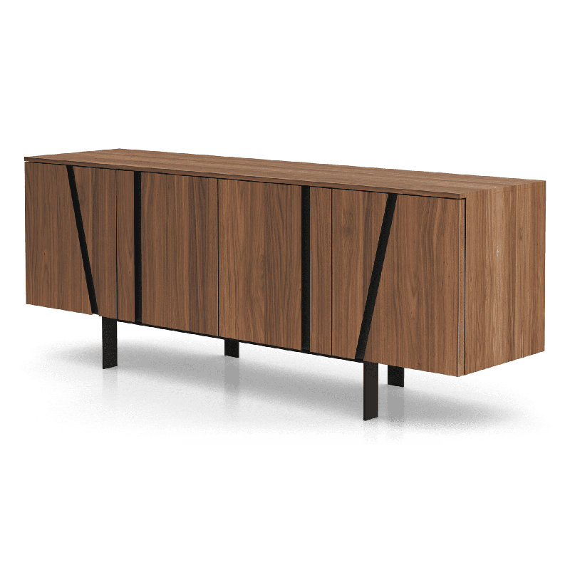 76'' W Credenza, Walnut