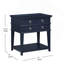 Carmona Midnight Blue 2-Drawer Tray Top Nightstand-127371365