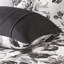 Édredon floral noir / blanc pour lit double / grand, 2 taies décoratives, coussins décoratifs, imprimé pleine grandeur facile d'entretien avec motif blanc, tissu ultra, rembourrage