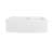 Eclipse 33" X 21” Double Bowl 60/40 Ceramic Farmhouse Kitchen Sink With Sink Grid And Basket Strainer