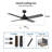 Joahan 52'' Ceiling Fan with LED Lights-1255810341