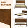 Solid Wood Bed Frame with Headboard,  800lbs Capacity Scandinavian Platform Bed 5 Years Warranty, Non-Slip and Noise-Free
