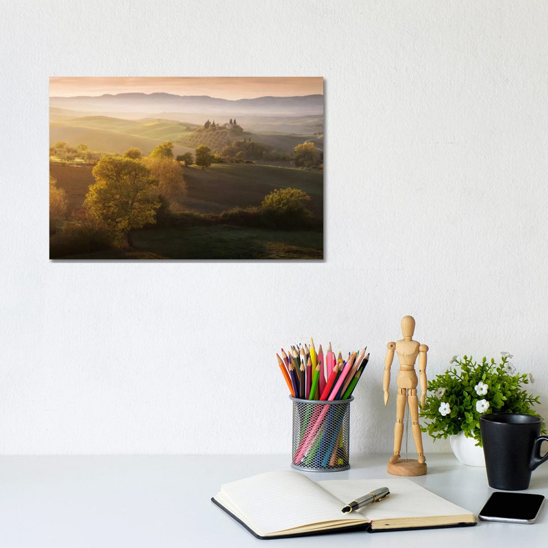 Autumn In Tuscany II by Daniel Kordan - Print on Canvas, 101.6 cm H x 66.04 cm W x 3.175 cm D, Wrapped Canvas