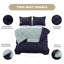 Ensemble d'édredon réversible en duvet synthétique microfibre en duvet synthétique 3 pièces toutes saisons avec taies décoratives-109248974-109248976
