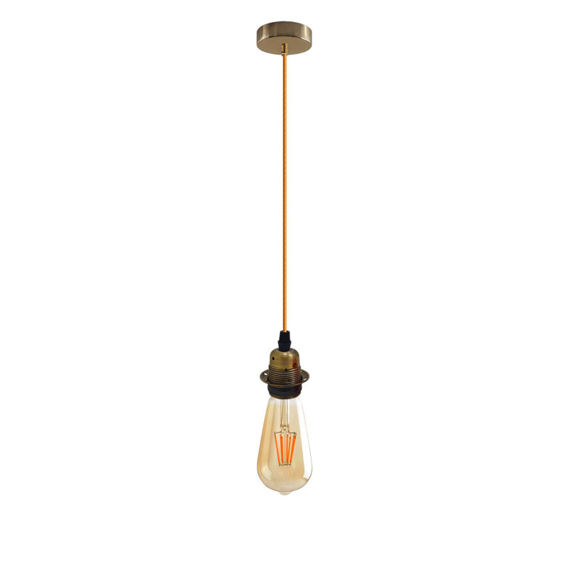 Barbrook 1 - Light Single Pendant, Yellow Brass, Gold