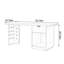 Bureau d'ordinateur brun clair-752818022