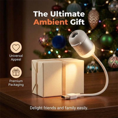 Night Light 2-in-1 Projector Night Light USB Star Projector With Adjustable Brightness Mini  Light Projector For Bedroom Ceiling Wall Room Decor
