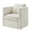 Fauteuil demi-tonneau pivotant en tissu Ivory Performance-1640729254