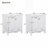 60" Bathroom Vanity Set with Double Vanities-1006634416