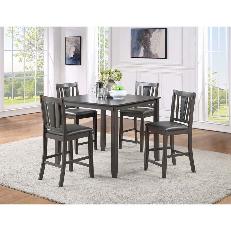 5Pc Counter Height Dining Set