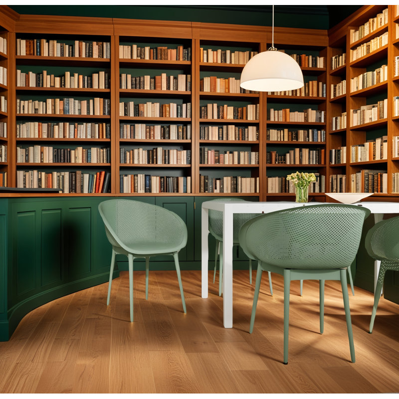 Ensemble de 2 chaises longues modernes PP, Vert
