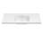 48" Solid Surface Single Bathroom Vanity Top In White With Sink