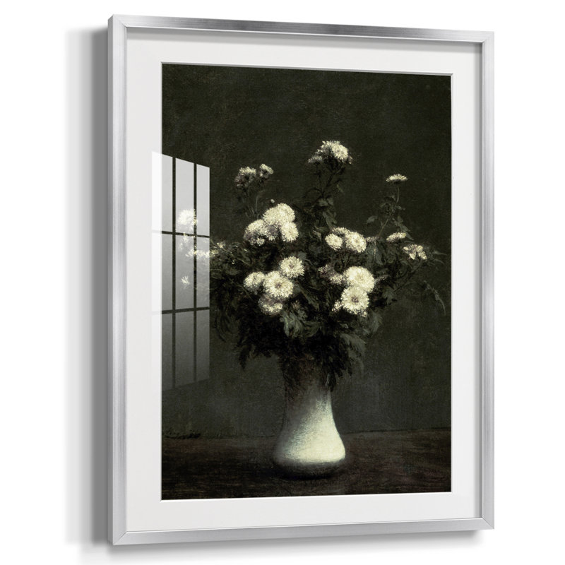 Vintage Floral Print CCXCII -Framed Print