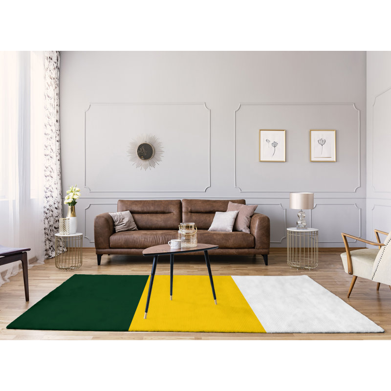 Tapis vert/jaune, Rectangle 8 pi x 10 pi