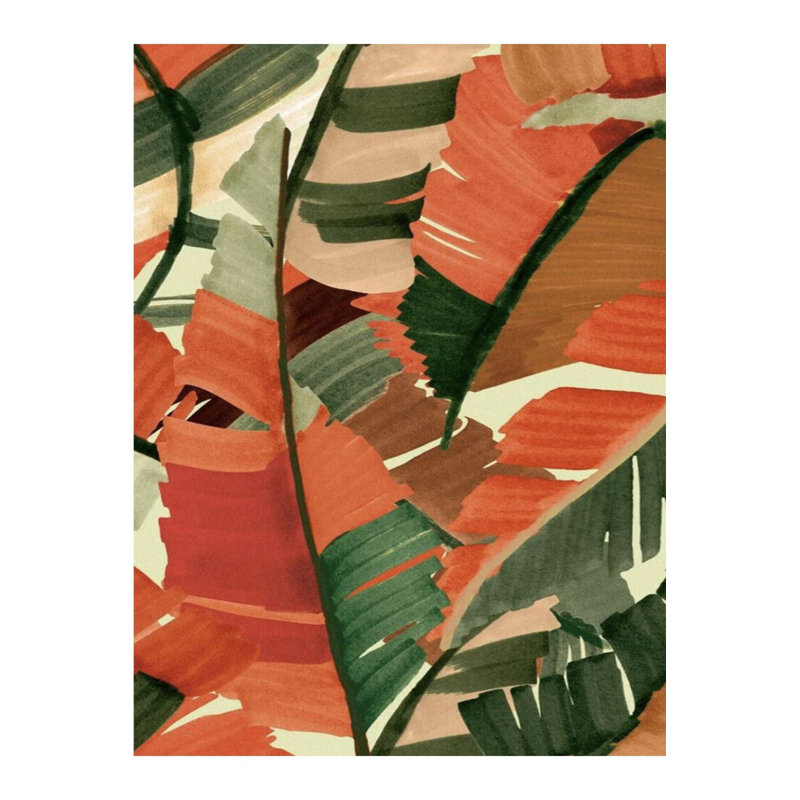 Tapis décoratif multicolore, Sous-tapis rectangulaire de 3 pi 3 po x 4 pi 11 po