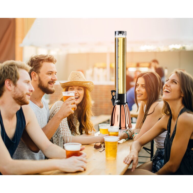 Oggi Barware Beer Tower & Beverage Tower (3 qt, 6 Pints) & Reviews