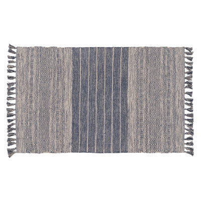 Roddickton Hand Woven Beige/Blue Rug