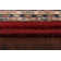 Tapis rouge/brun en laine wheeler Cirro