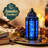 Decorative Moroccan Candle Lantern with LED Fairy Lights-1785891561-1852916769