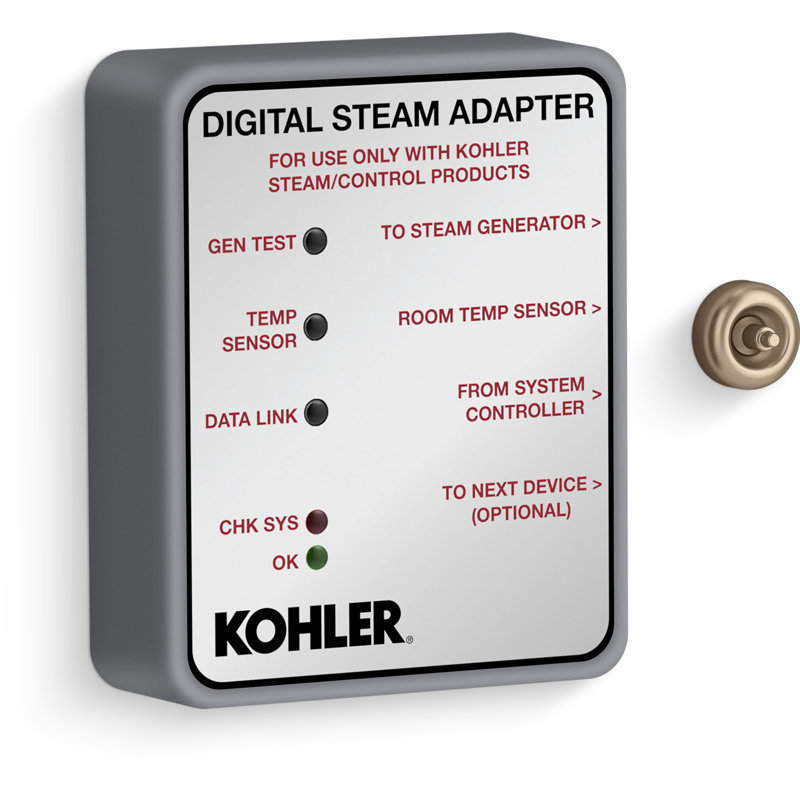 Invigoration Series Digital Steam Adapter, Bronze