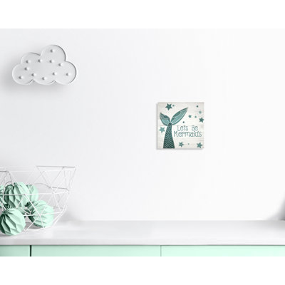 Lets be mermaids Let's Be Mermaids Paper Print