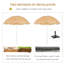 Brayam 160cm Tilt Beach Parasol-324602866