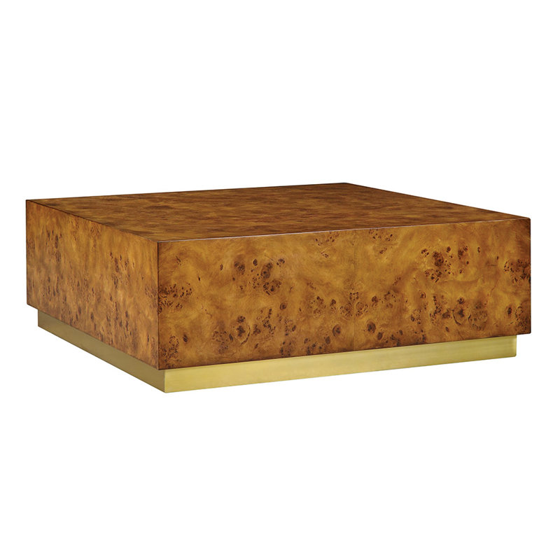 Anaheim Coffee Table, Rustic Burl