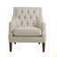 Fauteuil d'appoint capitonné-1991962015