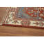 Tapis géométrique orange de style kazak 3 x 5