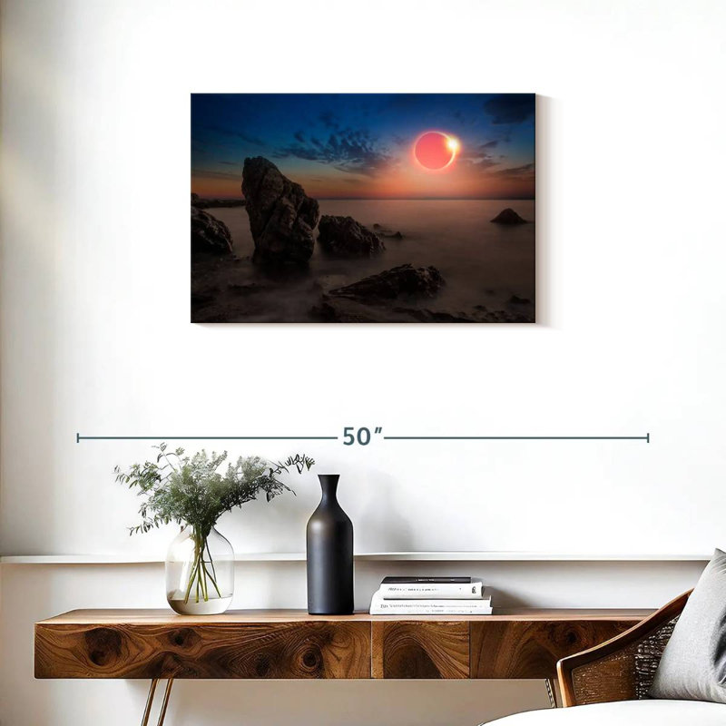 Gillard Solar Eclipse Gillard Scene, 20" H x 30" W