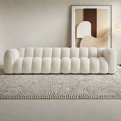 Canapé à accoudoirs arrondis French Minimalist