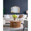 Miroir arqué 40 "x 31" orné d'ornements classiques pour l'intérieur de la maison