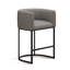 Tabouret de comptoir rembourré avec structure en métal-1796616626