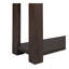 Console / canapé avec tiroirs de rangement et tablette inférieure pour le couloir d'entrée (espresso)-1186946971