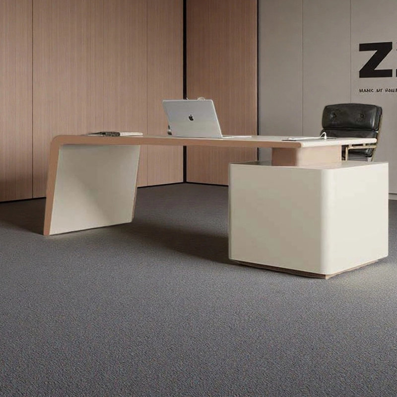 Bureau simple et moderne, H 29,53 po x l 86,61 po x P 31,5 po