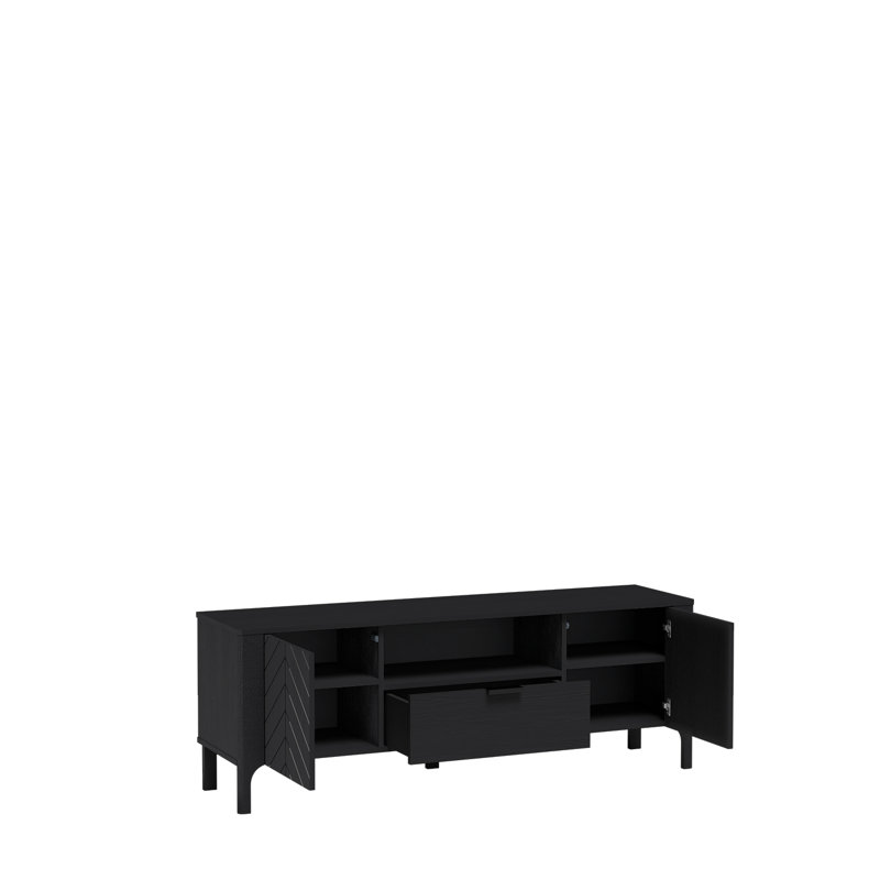 Ronisue TV Stand for TVs up to 50", Black